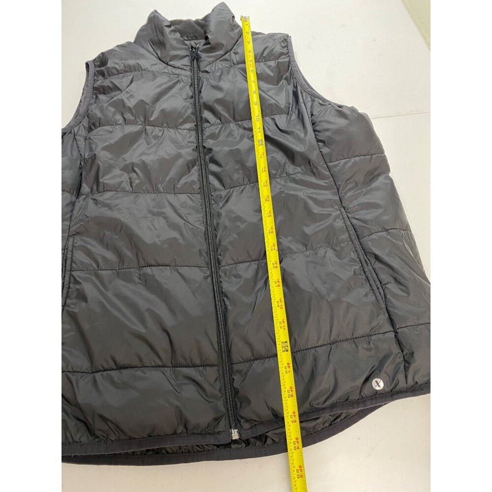 Xersion Men’s Packable Puffer Vest XL Black Lightweight Zip Up - Picture 9 of 12